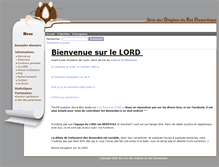 Tablet Screenshot of lord-rat.org